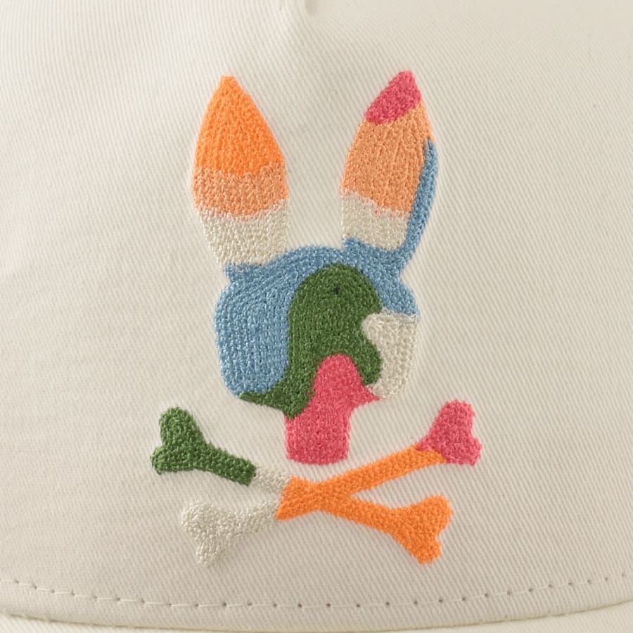 Image number 4 for Psycho Bunny Ara Trucker Cap Cream