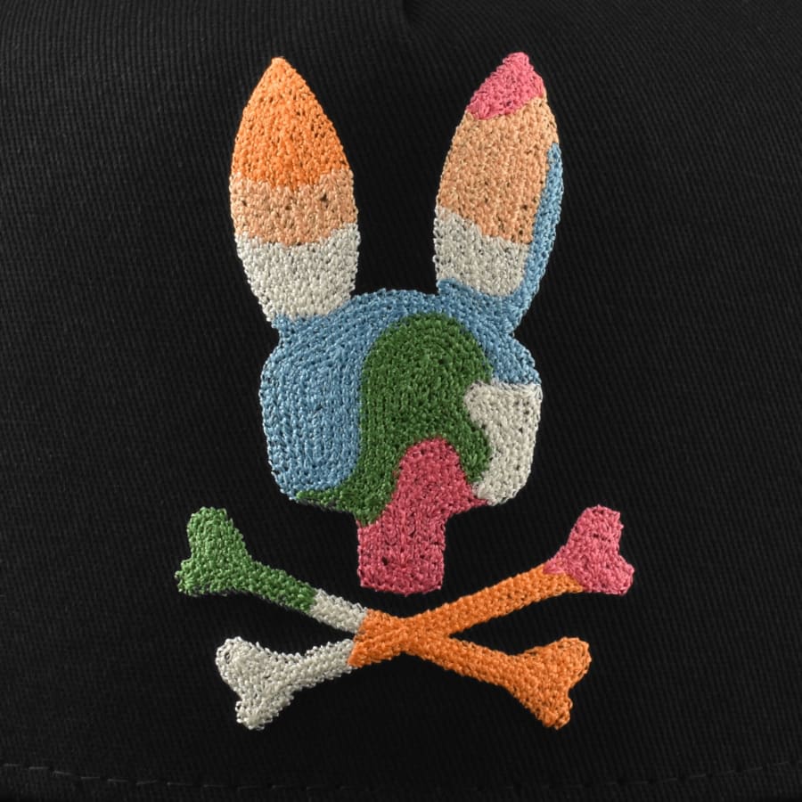 Image number 4 for Psycho Bunny Ara Trucker Cap Black