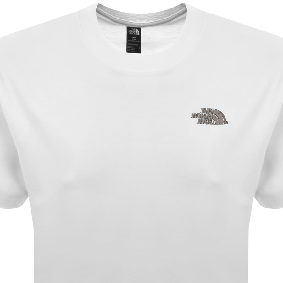 Image number 3 for The North Face Logo T Shirt White