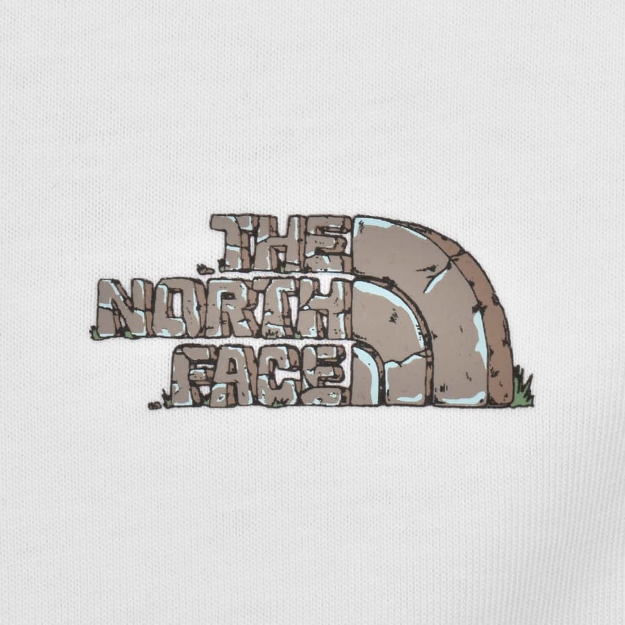 Image number 4 for The North Face Logo T Shirt White
