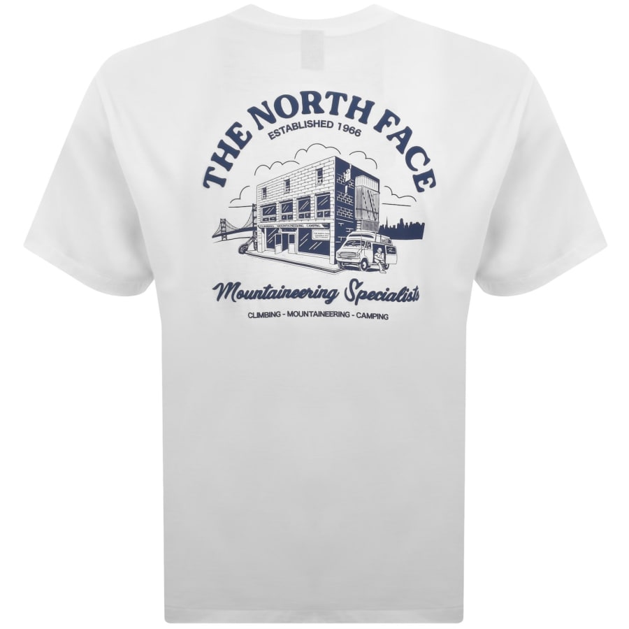Image number 5 for The North Face Logo Store T Shirt White