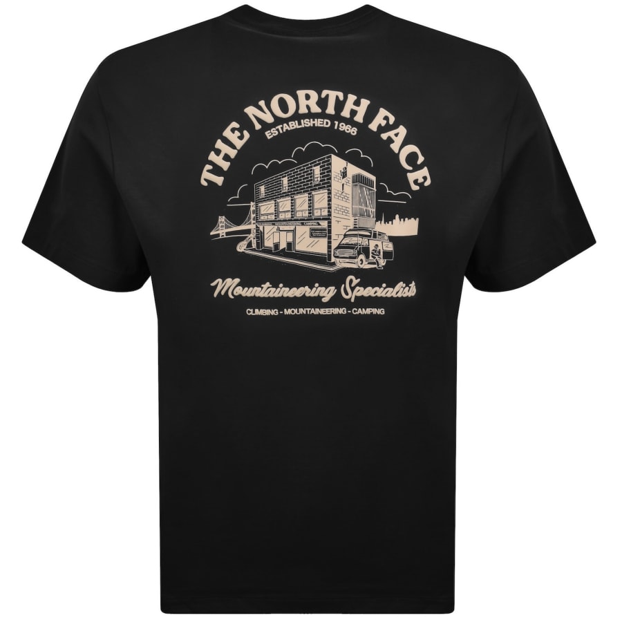 Image number 5 for The North Face Logo Store T Shirt Black