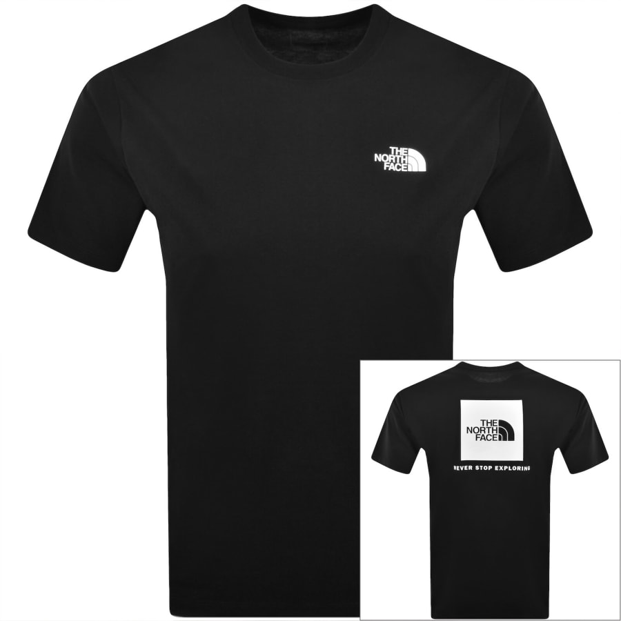 Image number 1 for The North Face Logo T Shirt Black