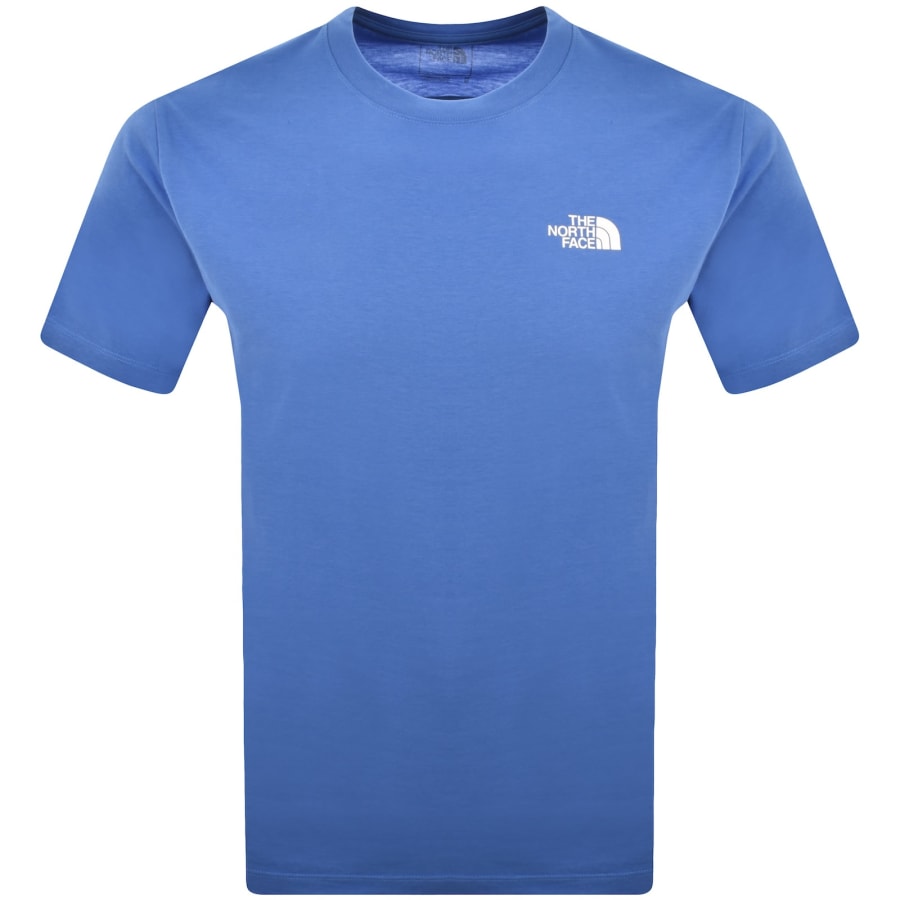 Image number 2 for The North Face Logo T Shirt Blue