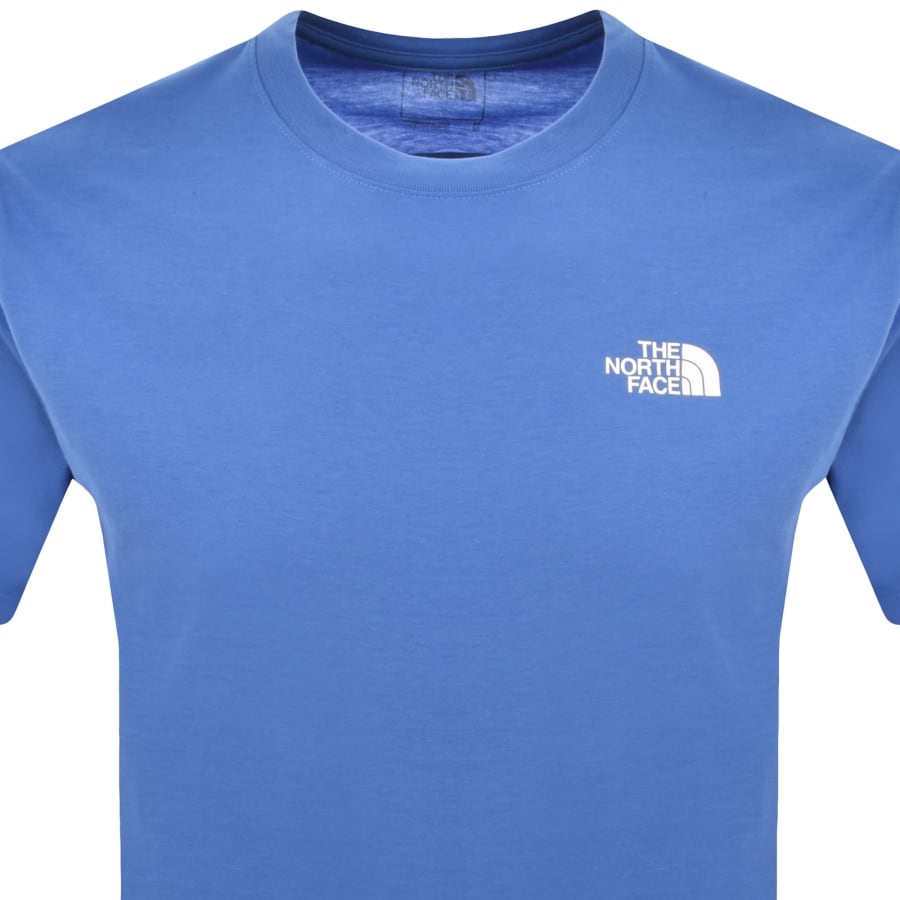 Image number 3 for The North Face Logo T Shirt Blue