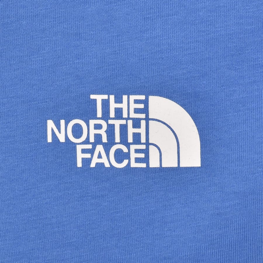 Image number 4 for The North Face Logo T Shirt Blue