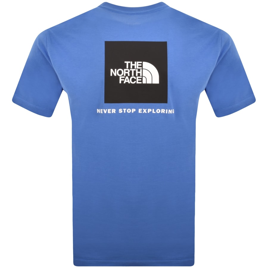 Image number 5 for The North Face Logo T Shirt Blue