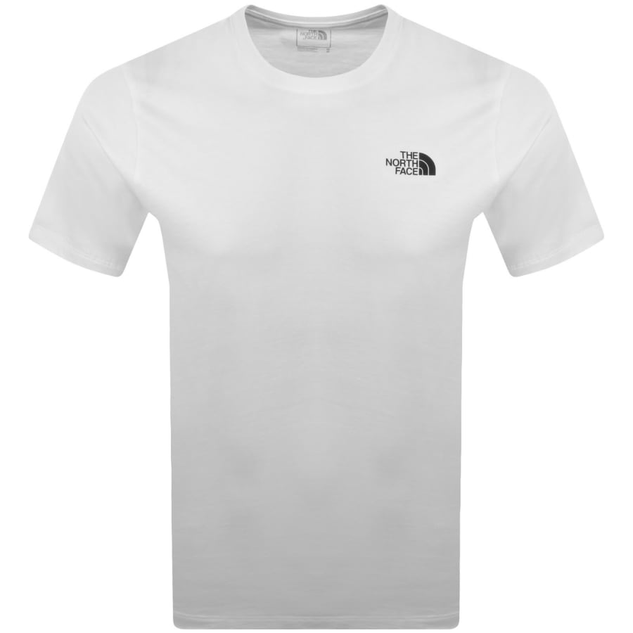 Image number 2 for The North Face Logo T Shirt White