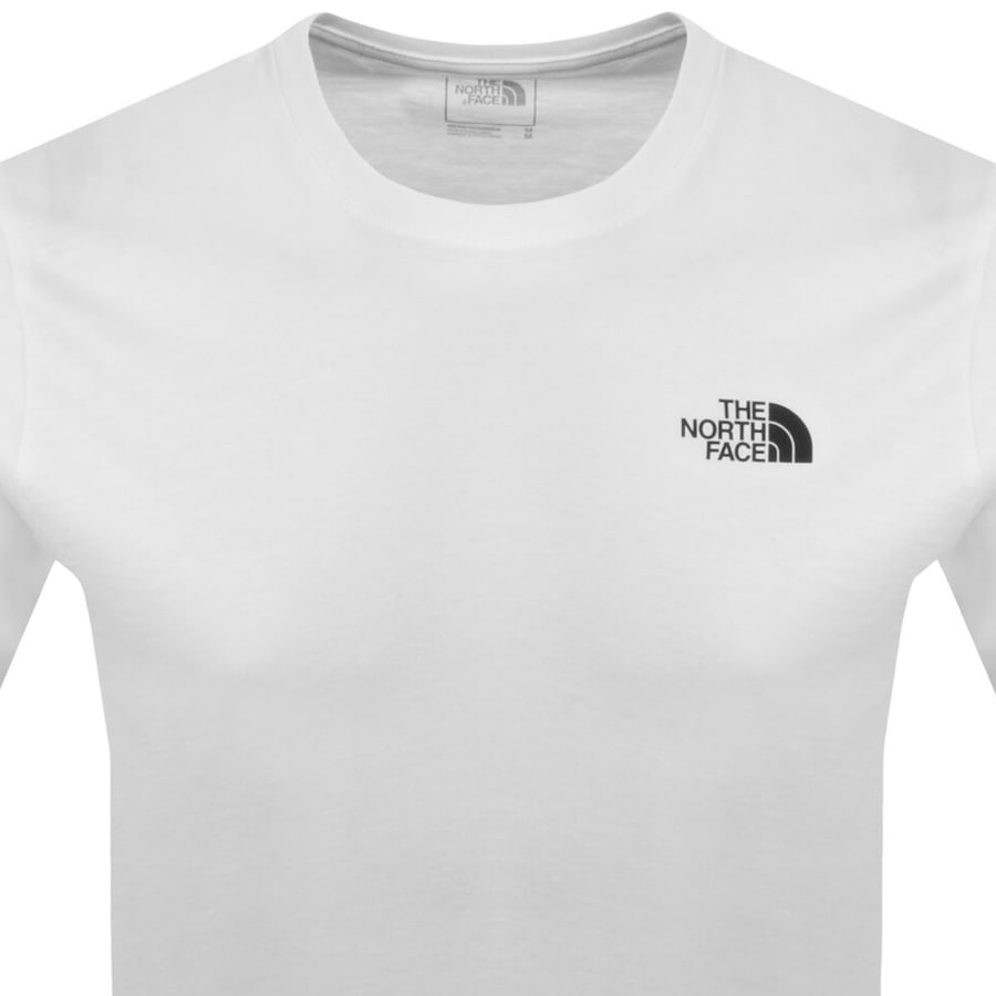 Image number 3 for The North Face Logo T Shirt White