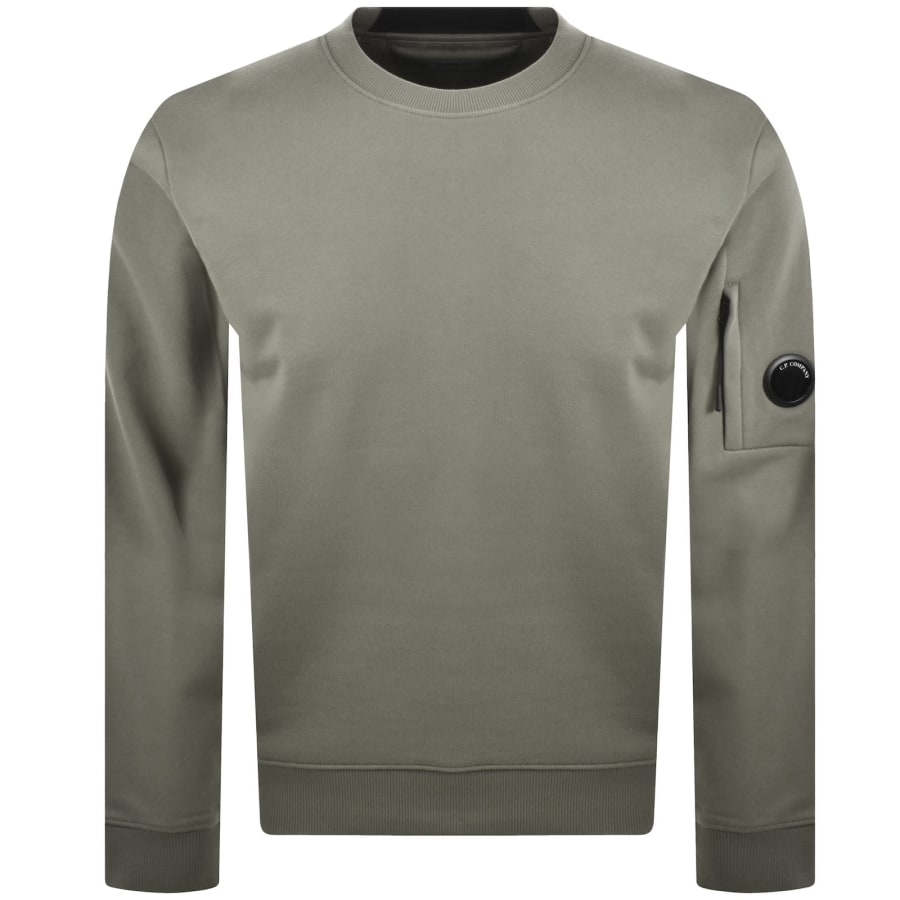 Image number 2 for CP Company Crew Neck Sweatshirt Grey