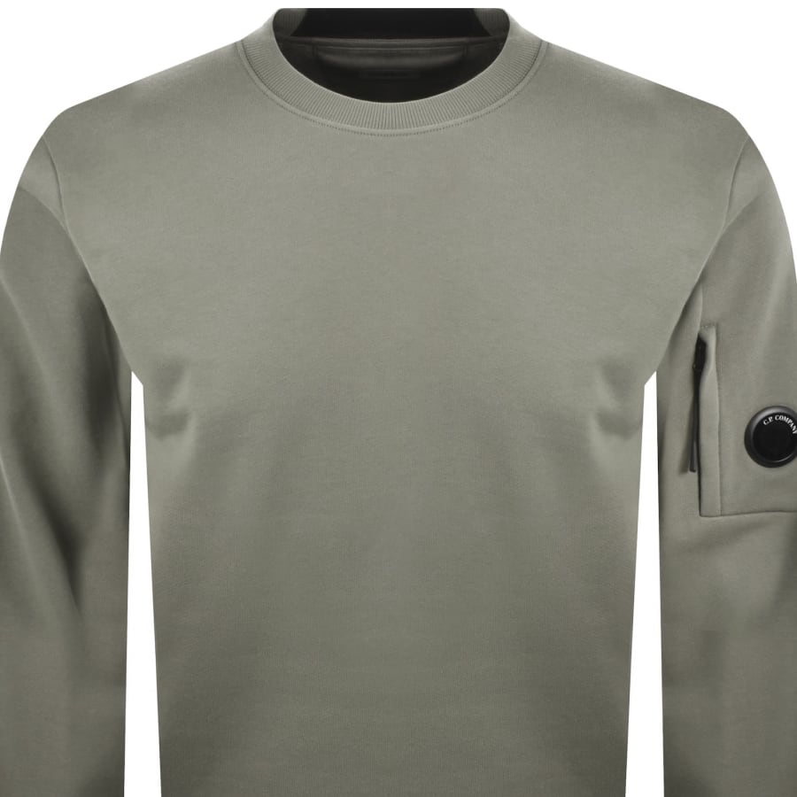 Image number 3 for CP Company Crew Neck Sweatshirt Grey