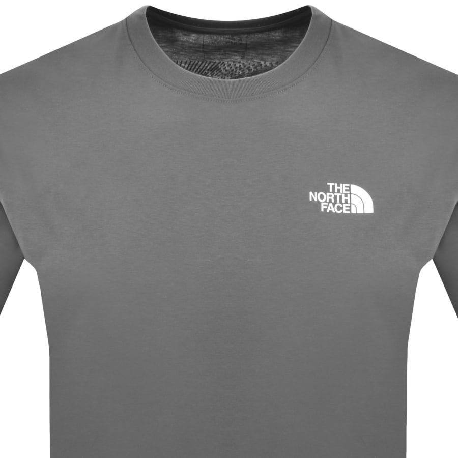 Image number 3 for The North Face Logo T Shirt Grey