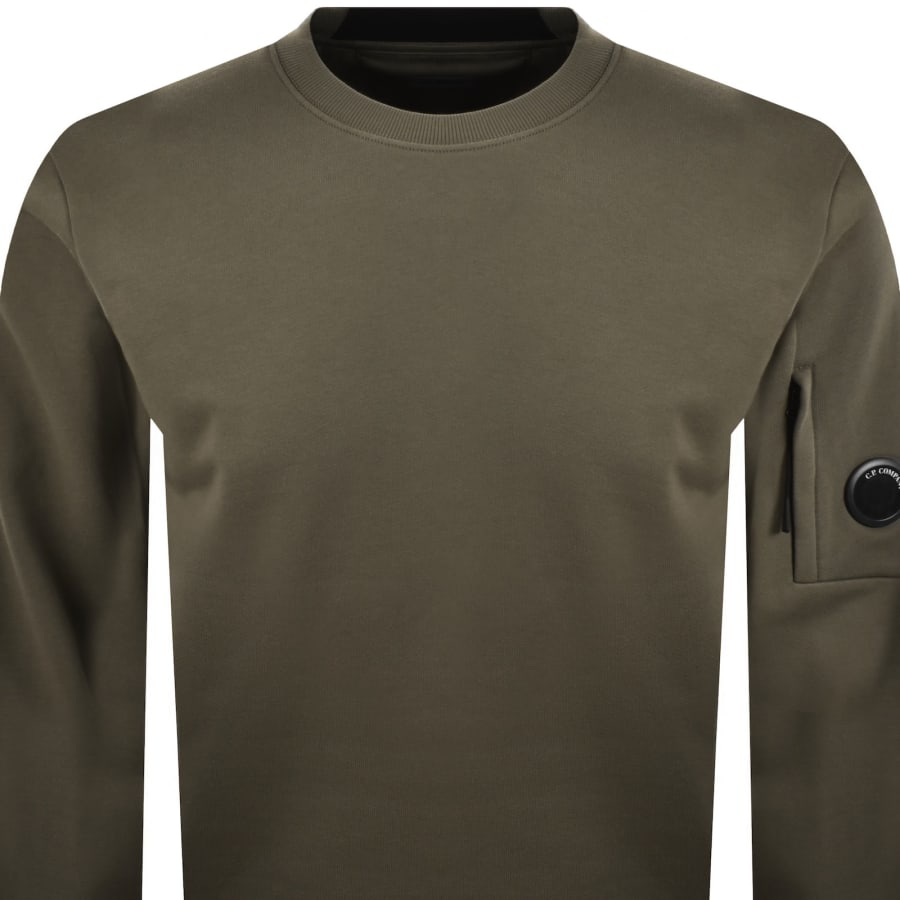 Image number 3 for CP Company Crew Neck Sweatshirt Green