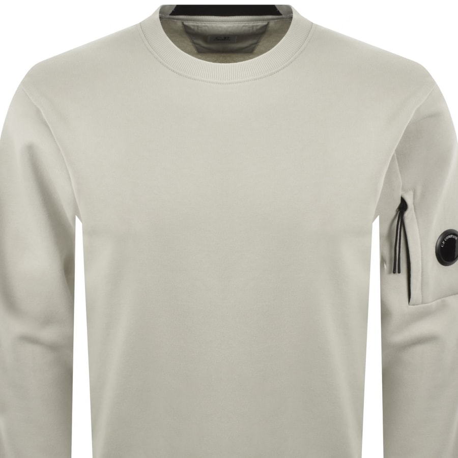 Image number 3 for CP Company Crew Neck Sweatshirt Beige