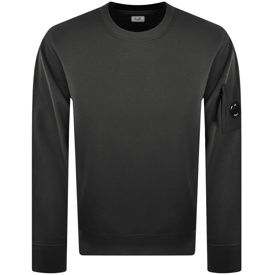 Image number 2 for CP Company Crew Neck Sweatshirt Grey