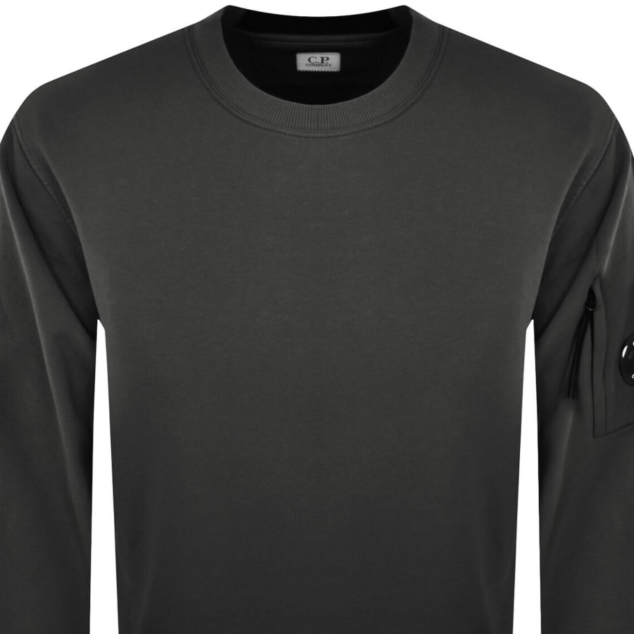 Image number 3 for CP Company Crew Neck Sweatshirt Grey