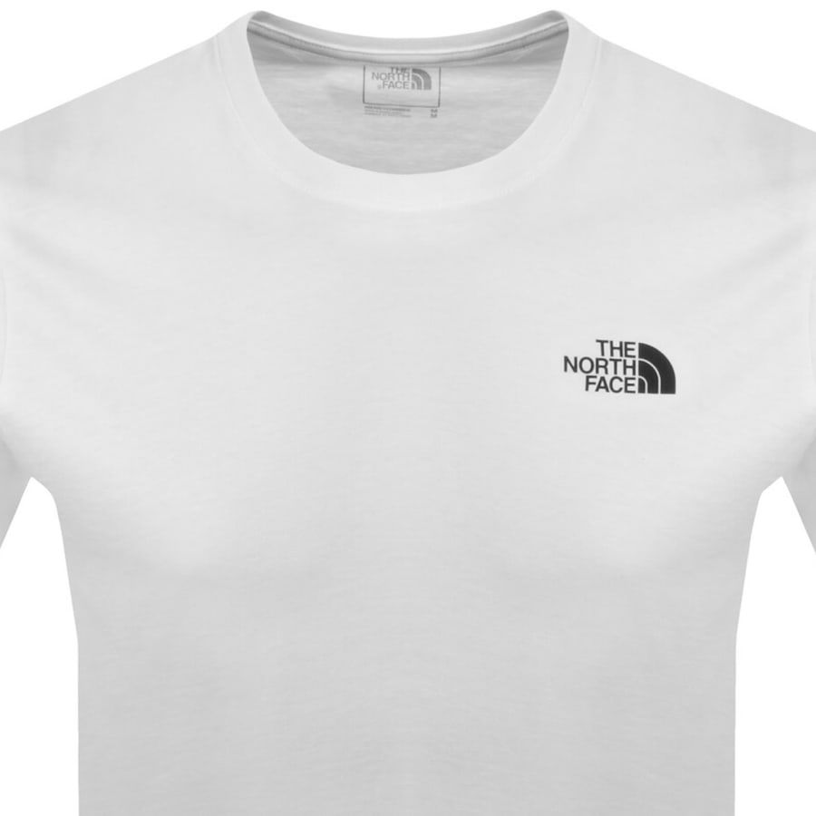 Image number 3 for The North Face Logo T Shirt White