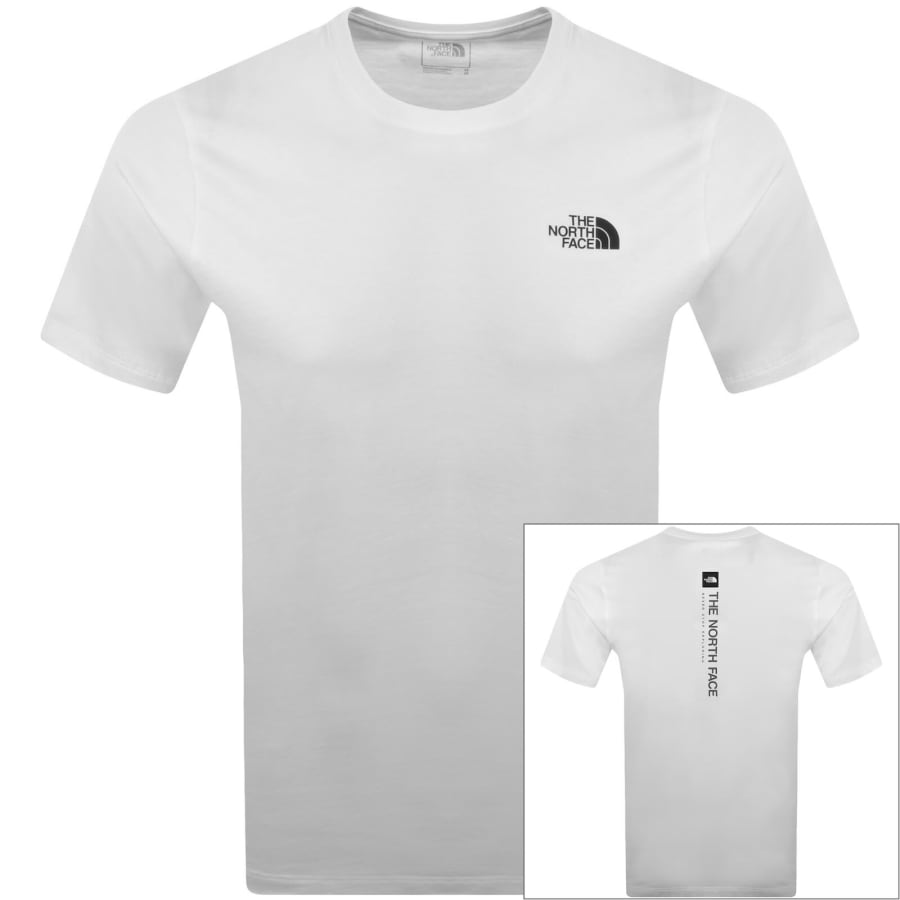 Image number 1 for The North Face Logo T Shirt White