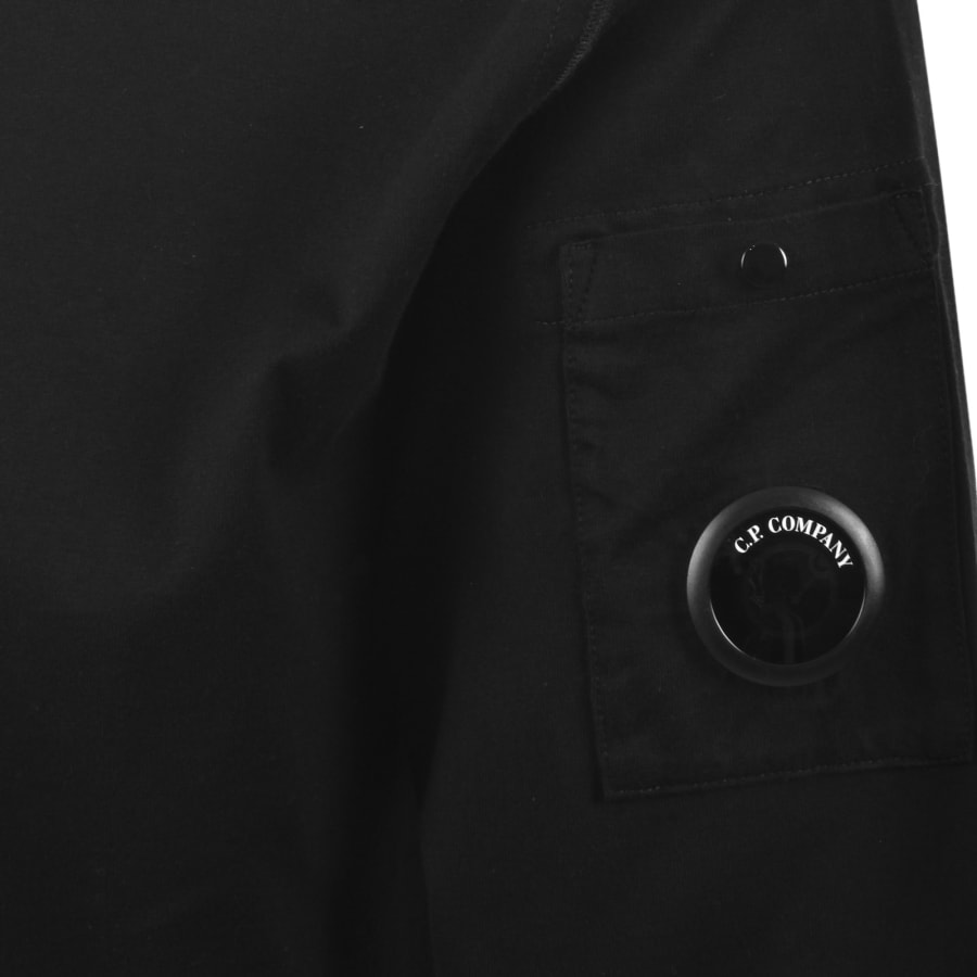 Image number 4 for CP Company Long Sleeve Lens T Shirt Black