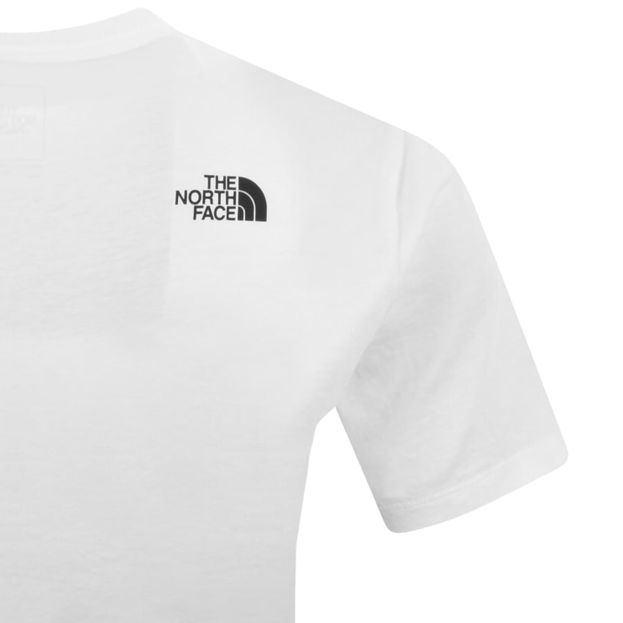 Image number 4 for The North Face Logo T Shirt White