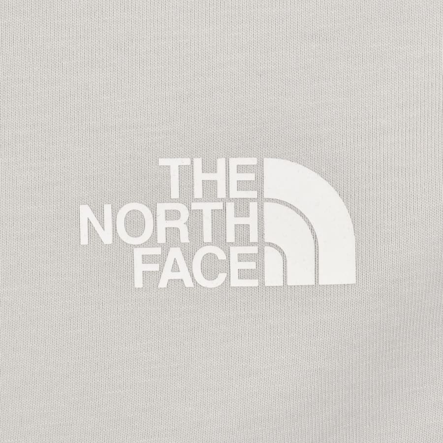Image number 4 for The North Face Logo T Shirt Grey