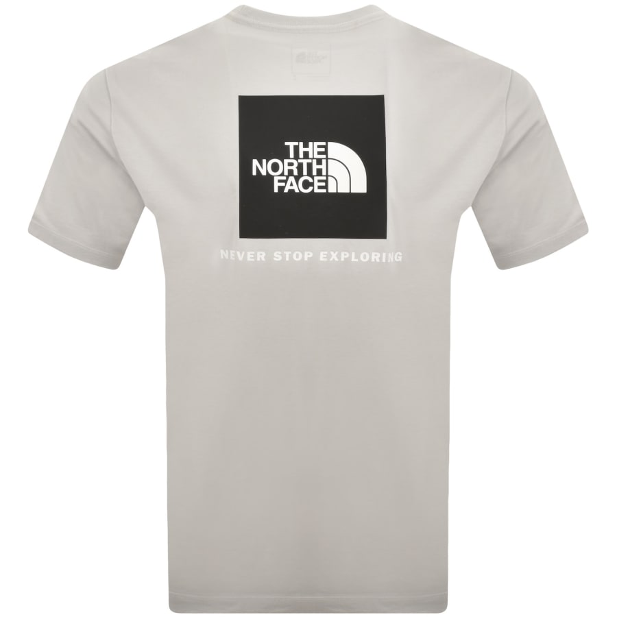 Image number 5 for The North Face Logo T Shirt Grey