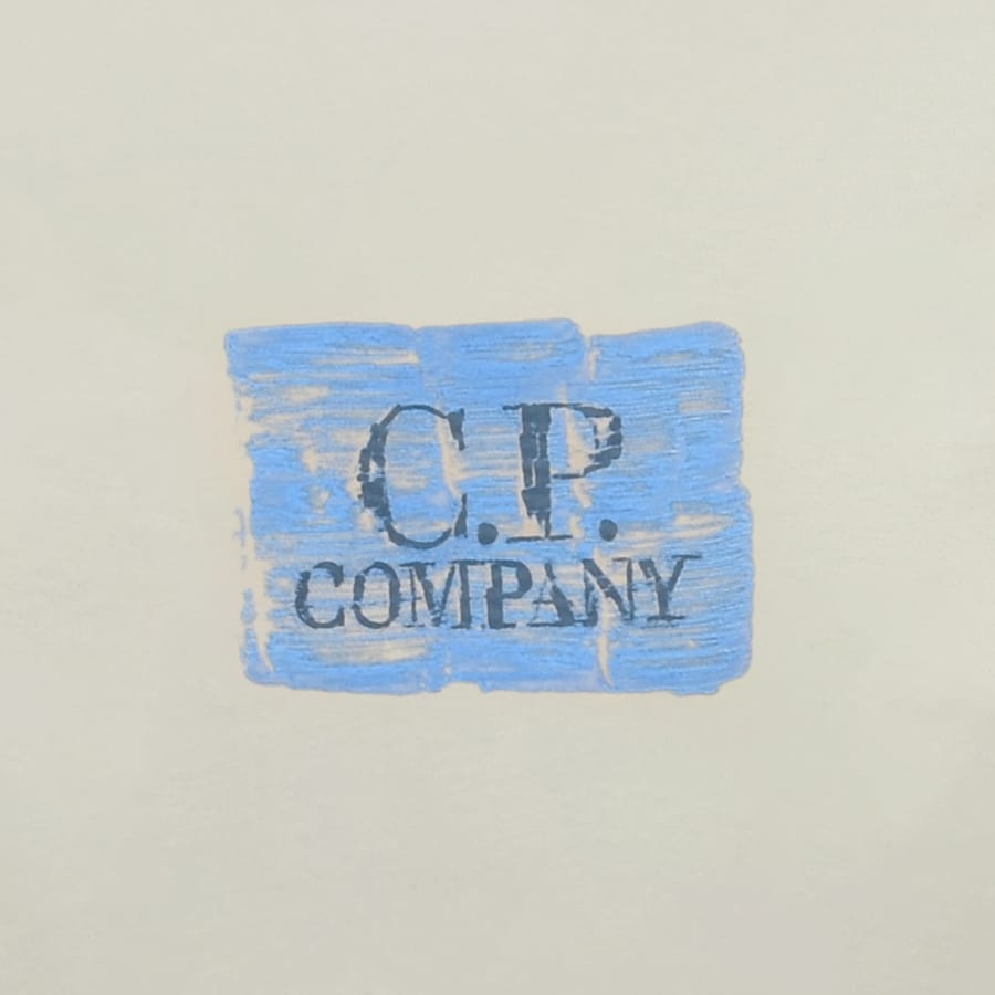 Image number 4 for CP Company Back Logo T Shirt Beige