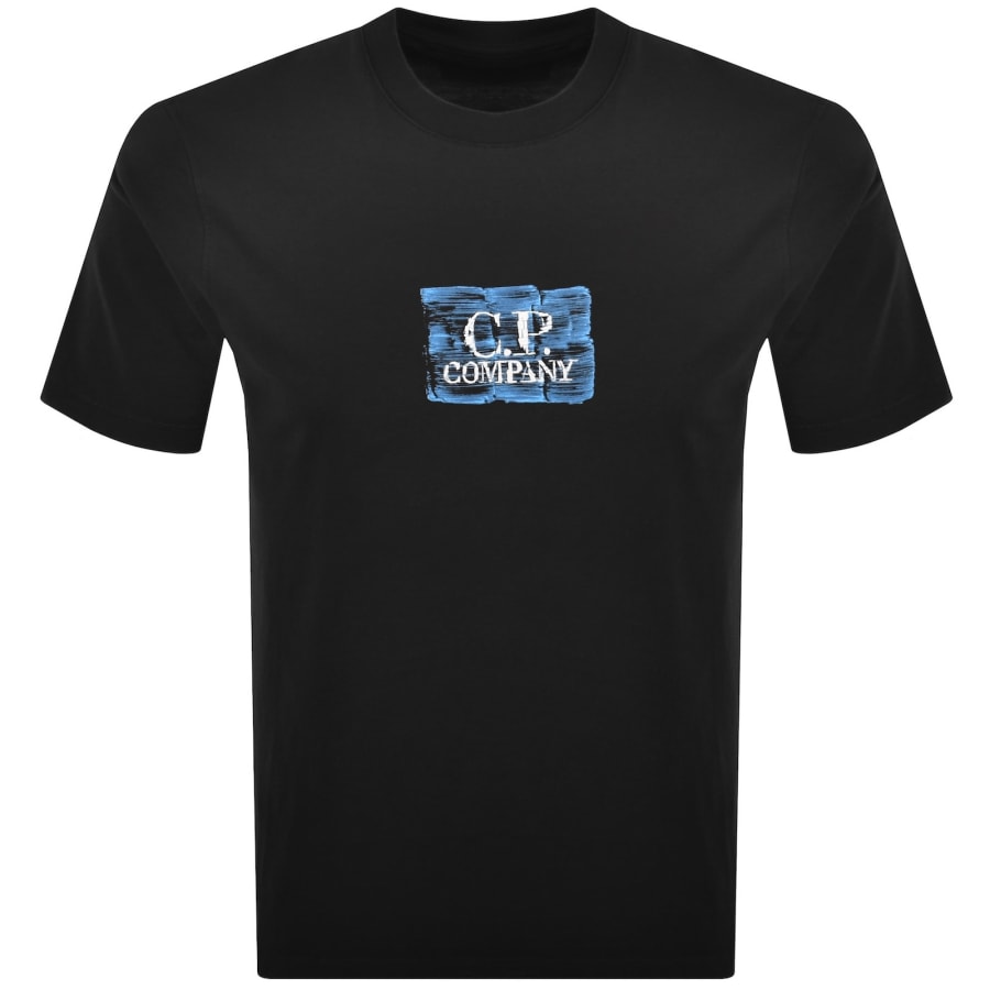 Image number 2 for CP Company Back Logo T Shirt Black