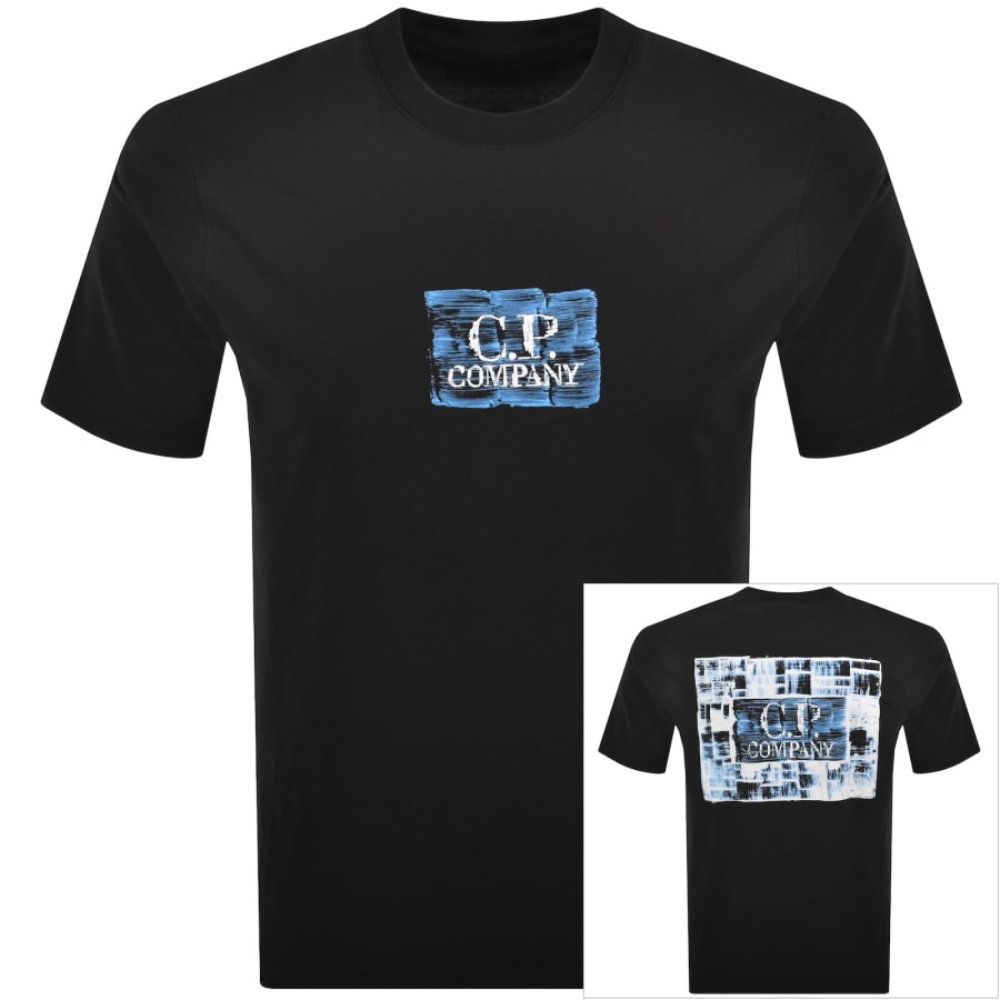Image number 1 for CP Company Back Logo T Shirt Black