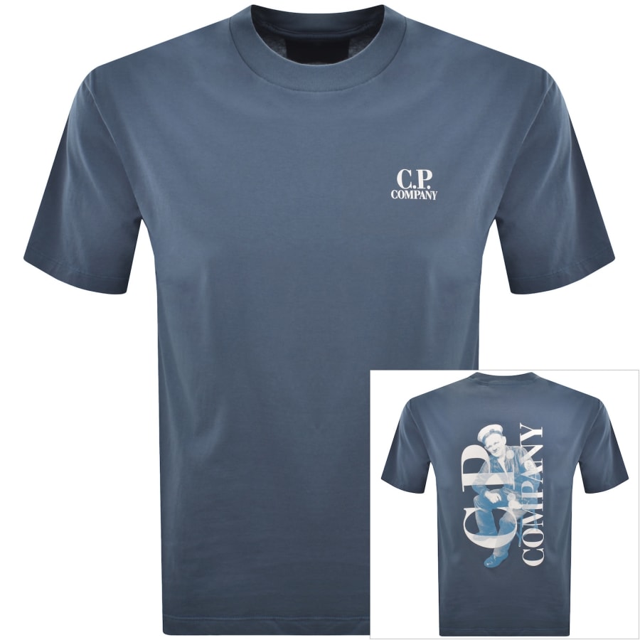 Image number 1 for CP Company British Sailor T Shirt Blue