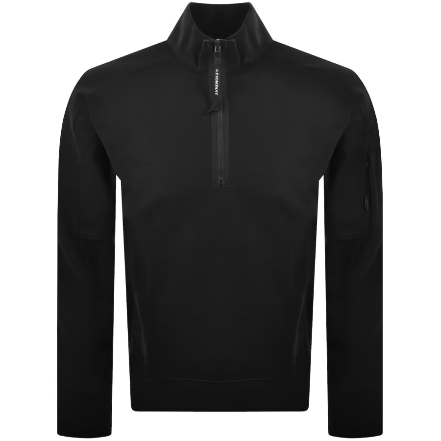 Image number 2 for CP Company Half Zip Sweatshirt Black