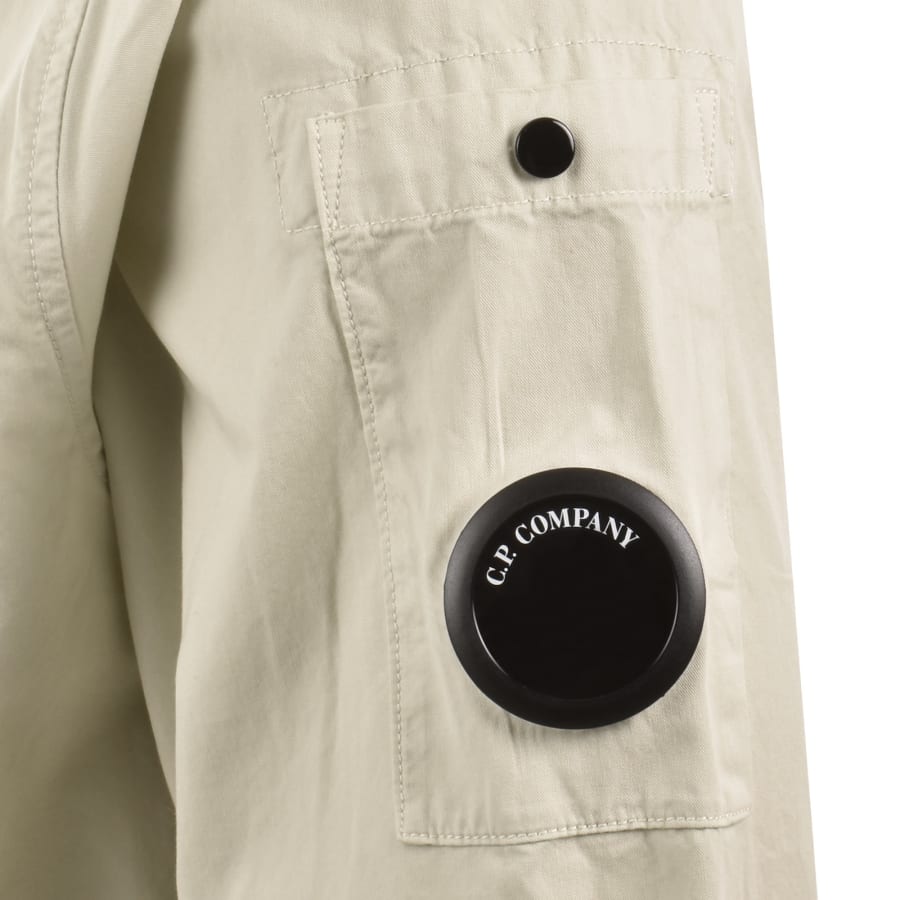 Image number 3 for CP Company Gabardine Overshirt Beige