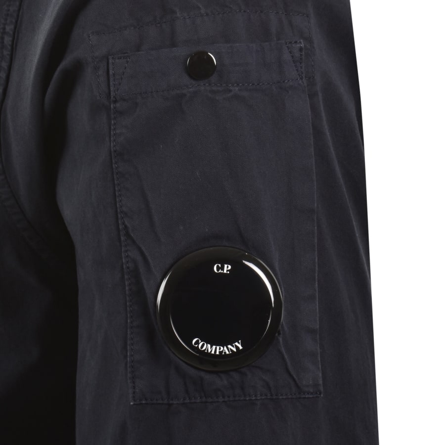 Image number 4 for CP Company Gabardine Overshirt Navy