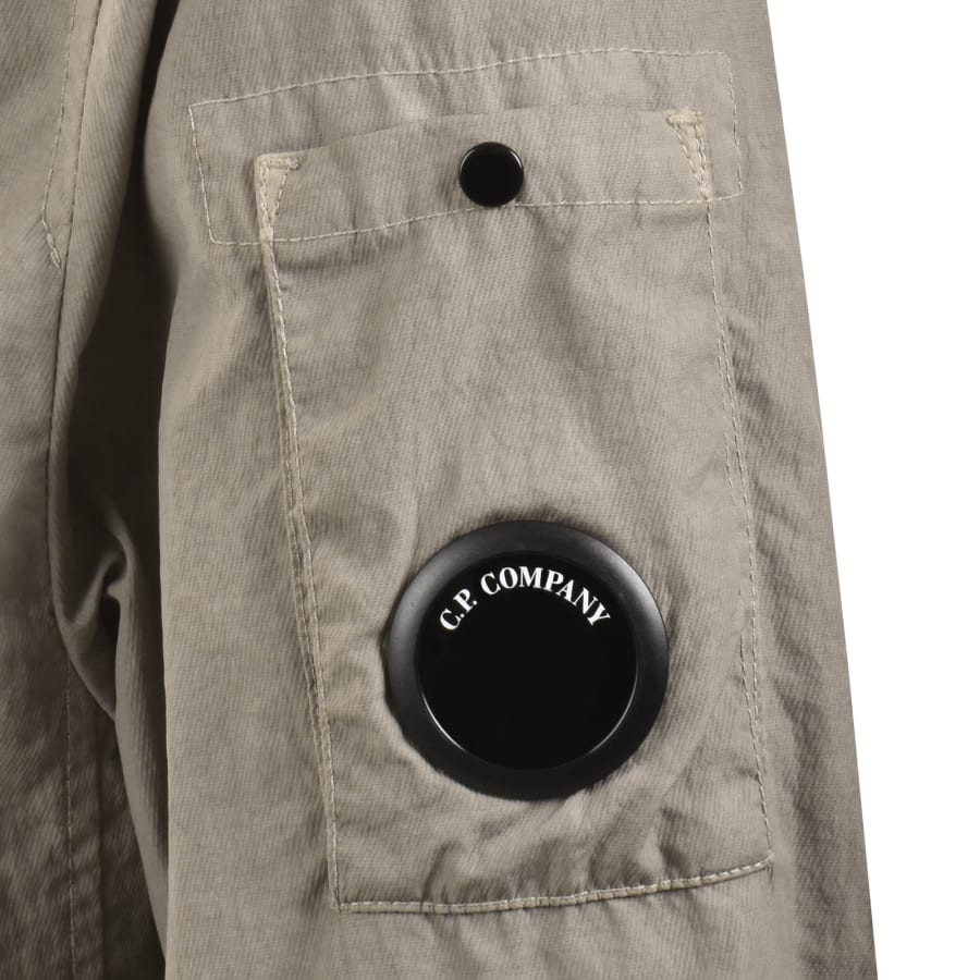 Image number 3 for CP Company Hooded Overshirt Grey