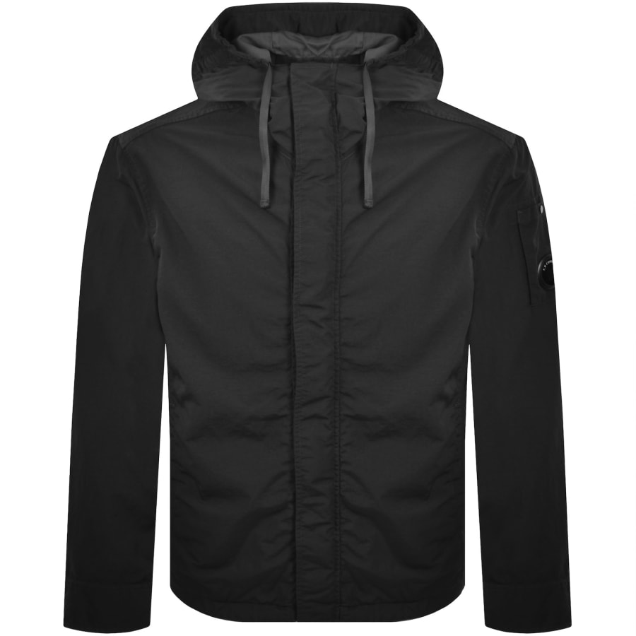 Image number 2 for CP Company Hooded Overshirt Black