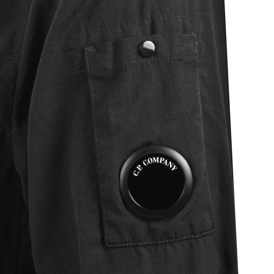 Image number 3 for CP Company Hooded Overshirt Black