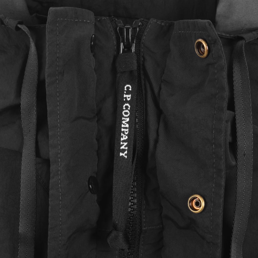 Image number 4 for CP Company Hooded Overshirt Black