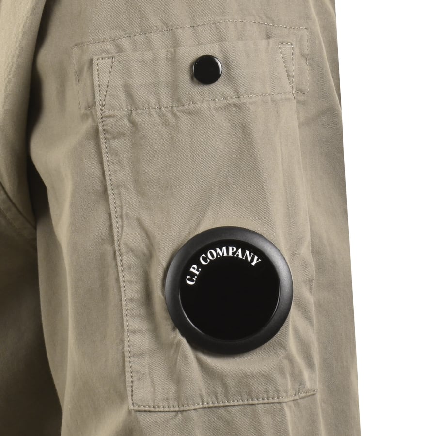 Image number 3 for CP Company Gabardine Overshirt Grey