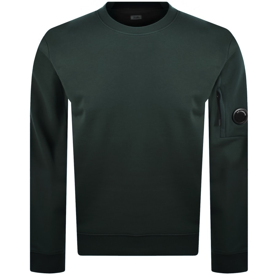 Image number 2 for CP Company Crew Neck Sweatshirt Green