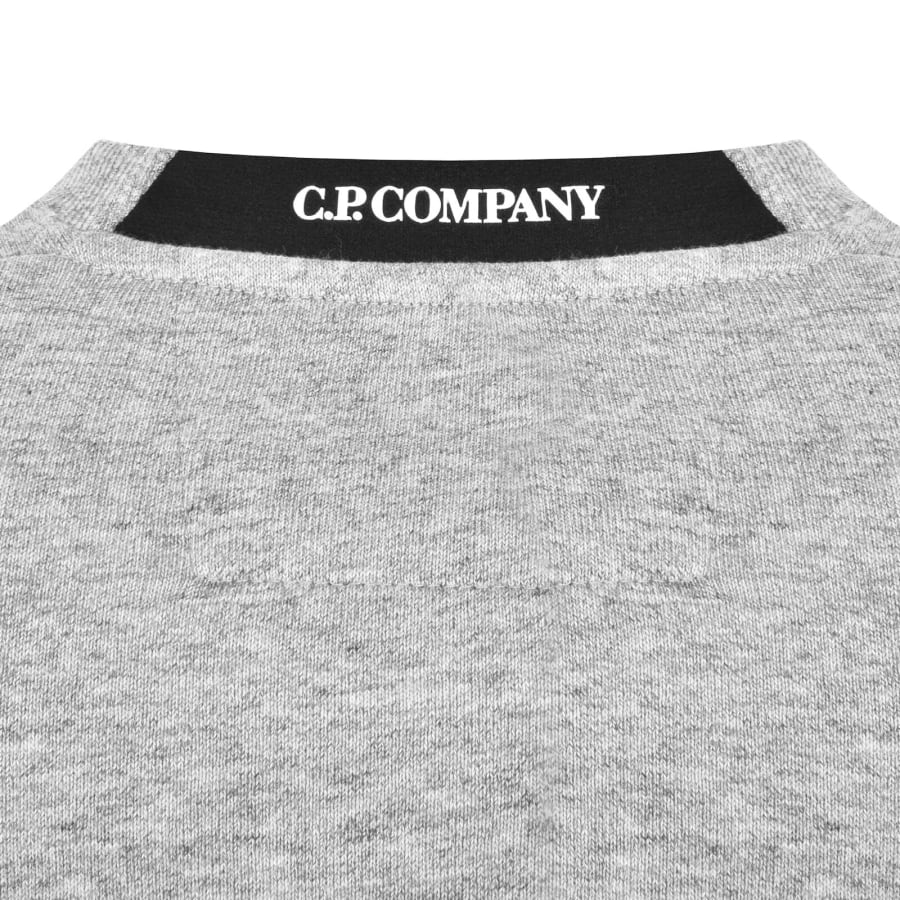 Image number 5 for CP Company Crew Neck Sweatshirt Grey
