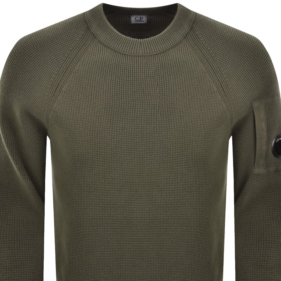 Image number 3 for CP Company Knit Jumper Green