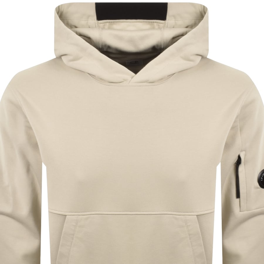 Image number 3 for CP Company Diagonal Raised Hoodie Beige