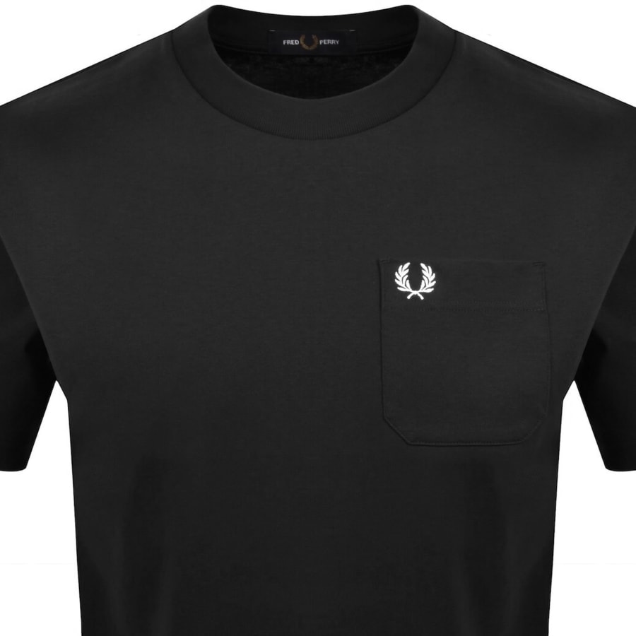 Image number 2 for Fred Perry Relaxed T Shirt Black
