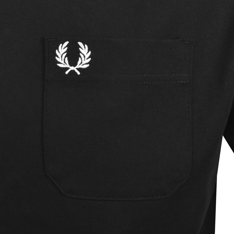 Image number 3 for Fred Perry Relaxed T Shirt Black