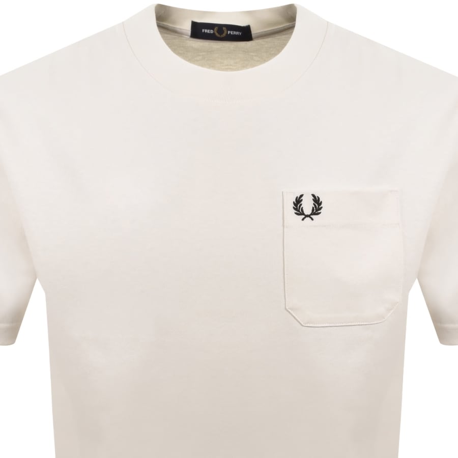 Image number 2 for Fred Perry Relaxed T Shirt White