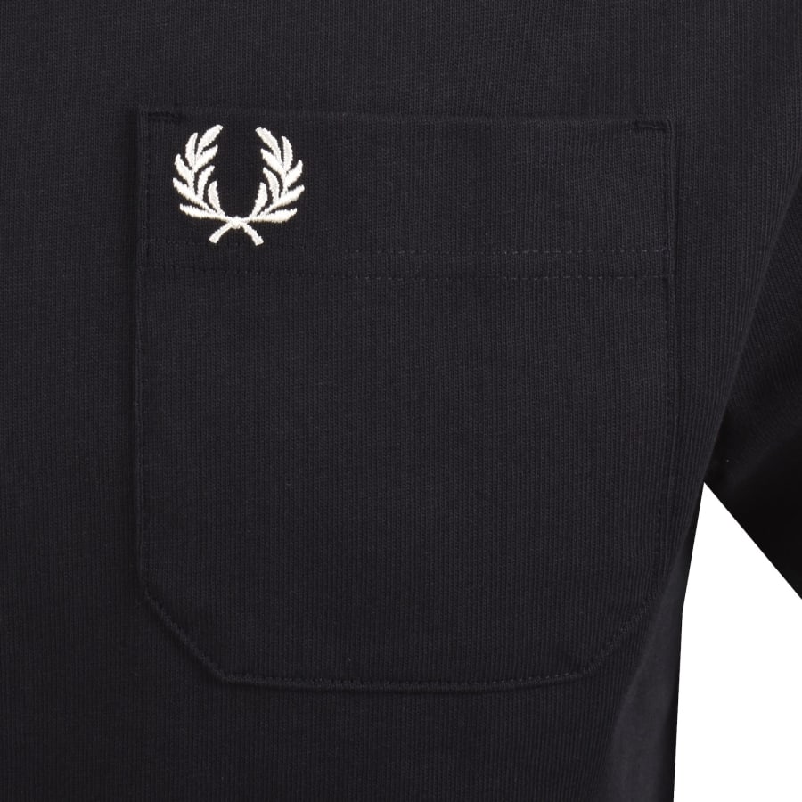 Image number 3 for Fred Perry Relaxed T Shirt Navy
