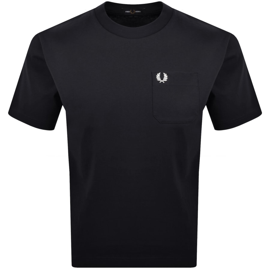 Image number 1 for Fred Perry Relaxed T Shirt Navy