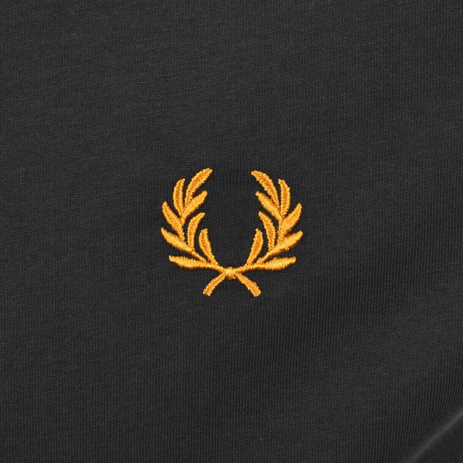 Image number 3 for Fred Perry Twin Tipped T Shirt Anchor Grey