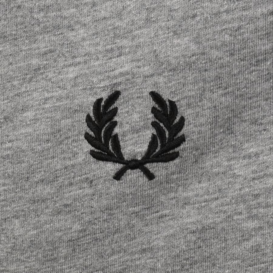 Image number 3 for Fred Perry Twin Tipped T Shirt Stone Marl Grey