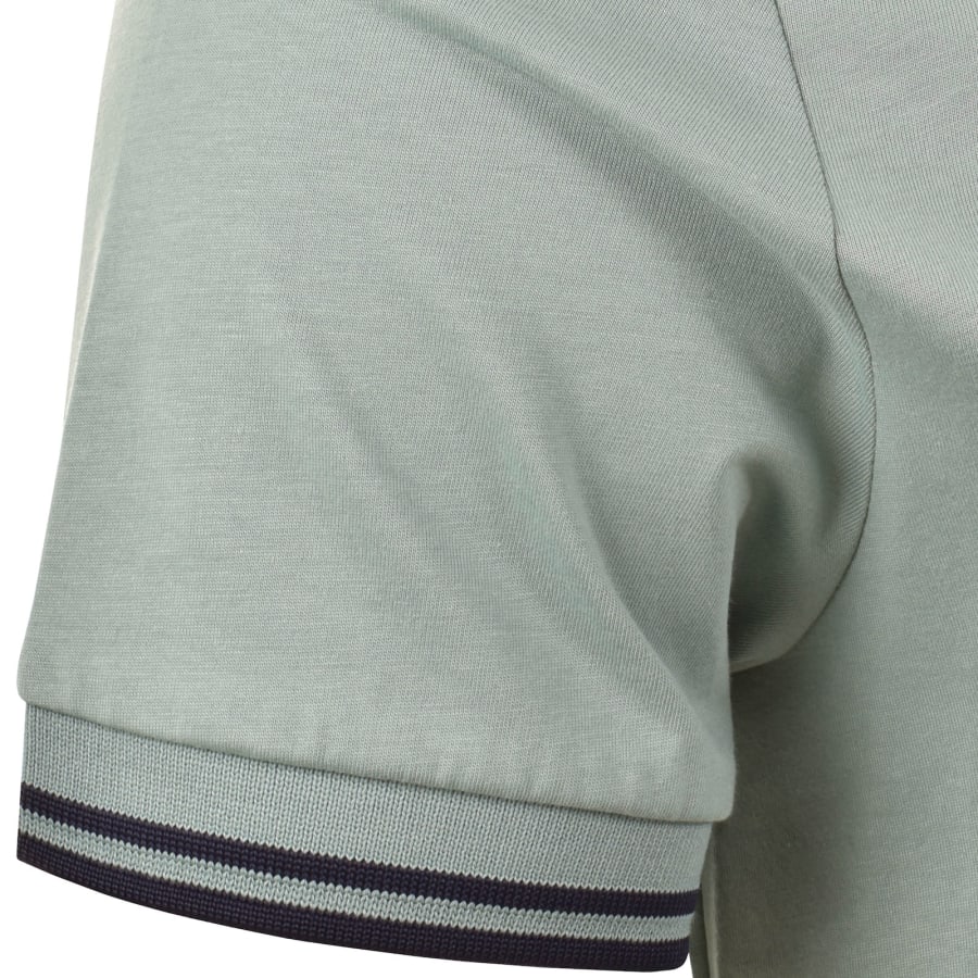 Image number 4 for Fred Perry Twin Tipped T Shirt Silver Blue